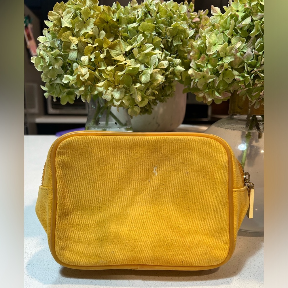 Tory Burch Yellow Cosmetic Bag - Picture 3 of 9